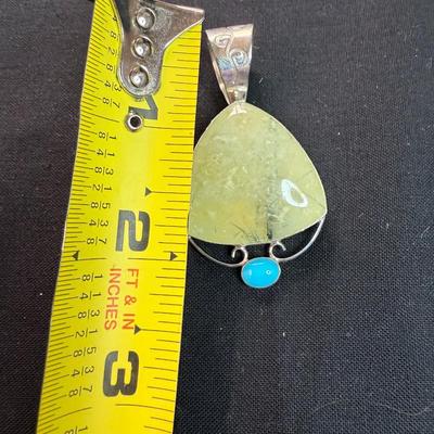 Green Prehnite and Sleeping Beauty