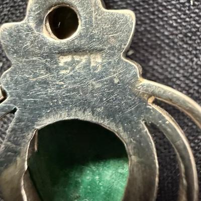 Tear Drop Jade colored Pendant