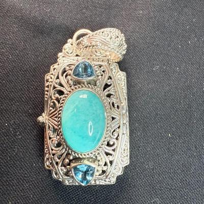 RARE Lue Topaz Sterling Silver