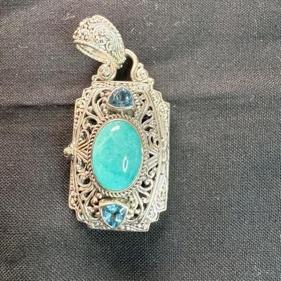RARE Lue Topaz Sterling Silver