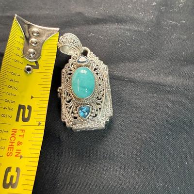 RARE Lue Topaz Sterling Silver
