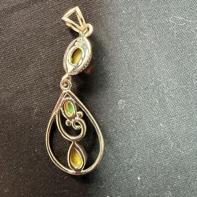 Multicolor Opal Pendant