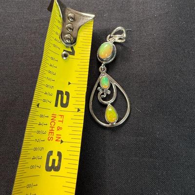 Multicolor Opal Pendant