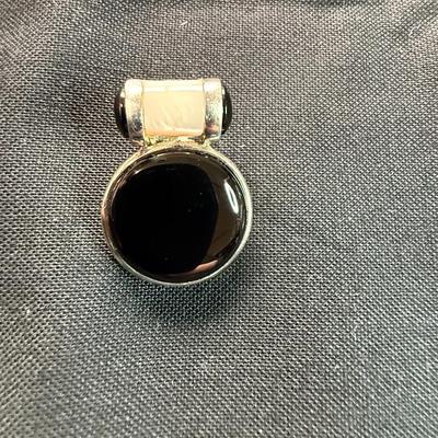 Pendant Onyx in Sterling Silver