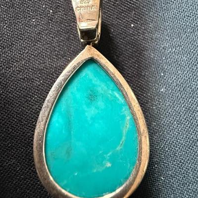 Turquoise Gemstone Pear