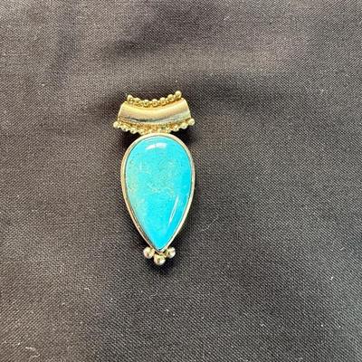 Pear Shaped Turquoise 925