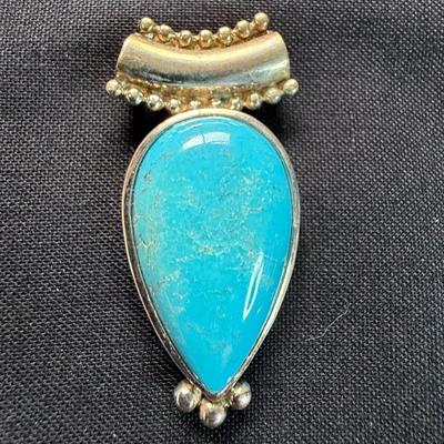 Pear Shaped Turquoise 925