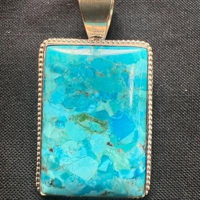 Mine Finds by Jay King Turquoise Pendant