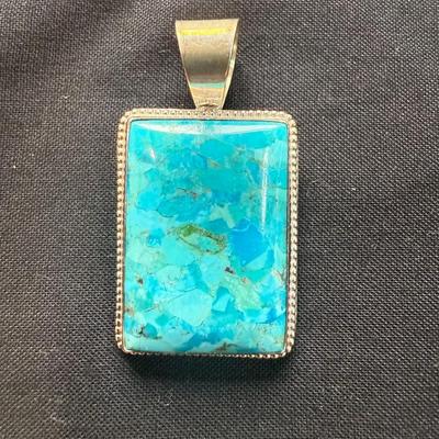 Mine Finds by Jay King Turquoise Pendant