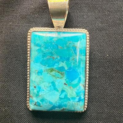 Mine Finds by Jay King Turquoise Pendant