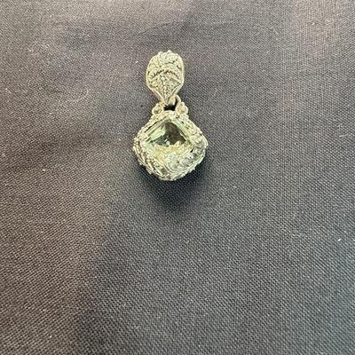 Prasiolite Bali Pendant