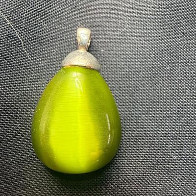 Faceted Teardrop Pendant