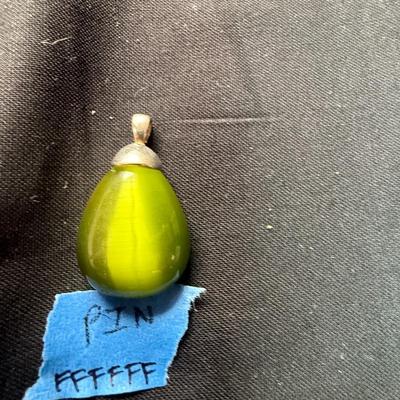 Faceted Teardrop Pendant