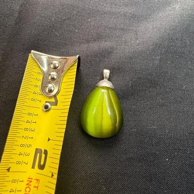 Faceted Teardrop Pendant