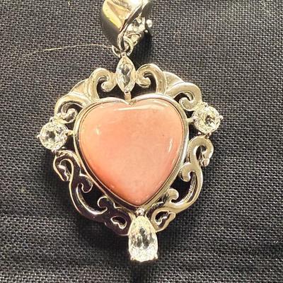 Pink Coral Pendant