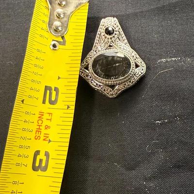 Bali Black Quarts Pendant