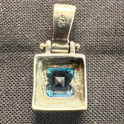 Sterling Silver Blue Topaz