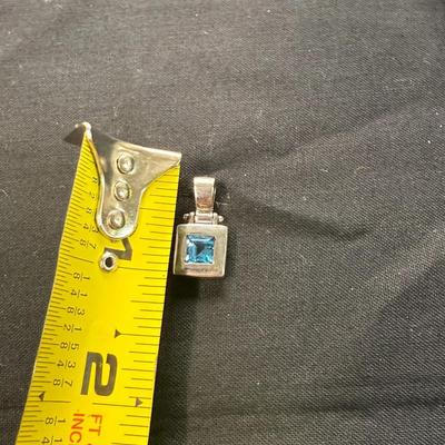 Sterling Silver Blue Topaz
