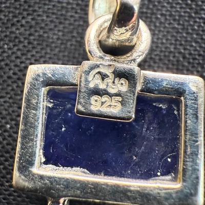 Artisan of India Rought Tanzanite w/ fresh water pearl (925)