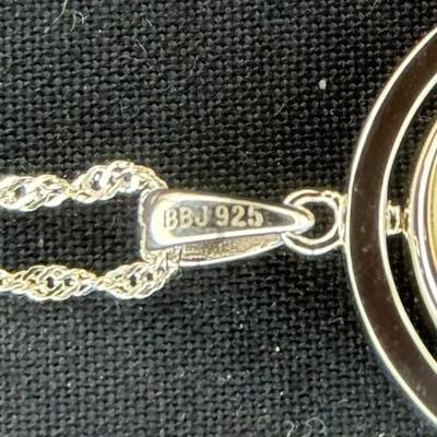 18mm Larimar mother of Pearl (925)