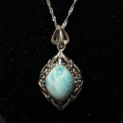 Larimar Necklace (925)