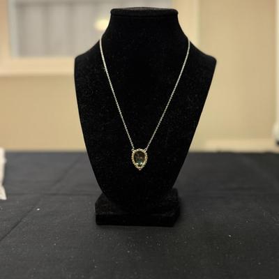 Prasiolite Brazil 14K Gold Accent