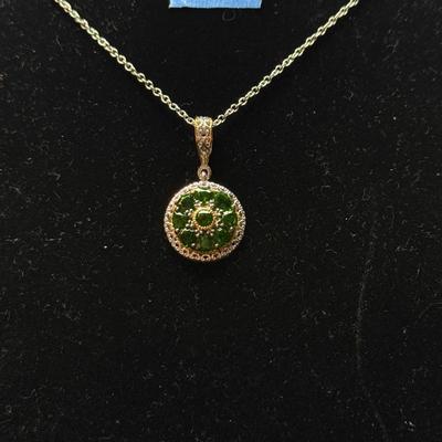 Chrome Diopoide Necklace