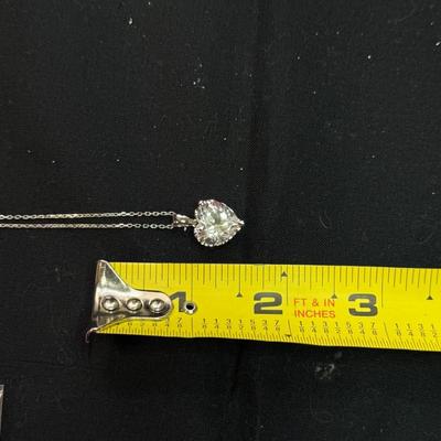 Sterling Silver Heart Shaped Necklace