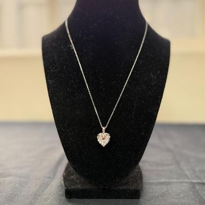 Sterling Silver Heart Shaped Necklace