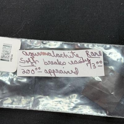 RARE Azurmalachite Necklace, Fragile