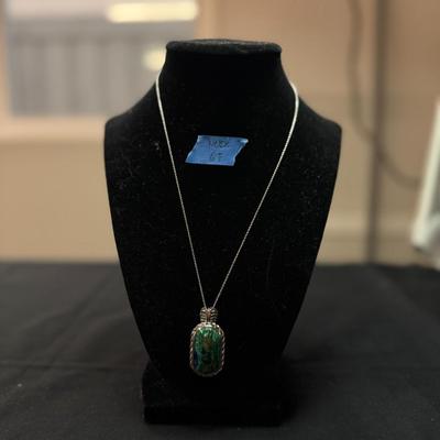 RARE Azurmalachite Necklace, Fragile