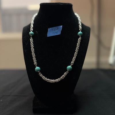 Turquoise Milor Ball Necklace