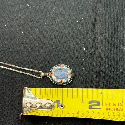 Muti-Colored Opal Necklace