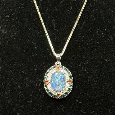 Muti-Colored Opal Necklace