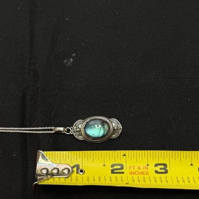 Labradorite Double Flash Necklace