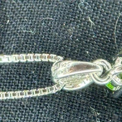 Chrome Diopside Fancy Pendan and necklace