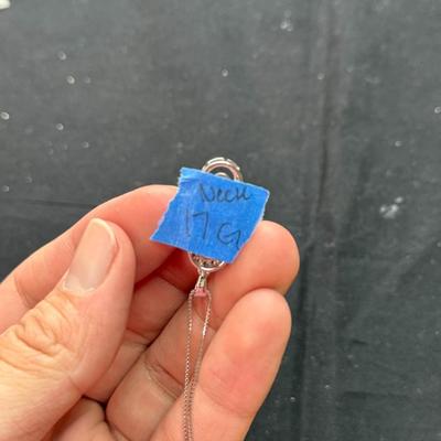 Three Stone Pendant necklace