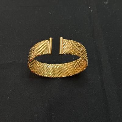 MODA AL MASSIMO 18K YELLOW GOLD OVER BRONZE FANCY BEAD