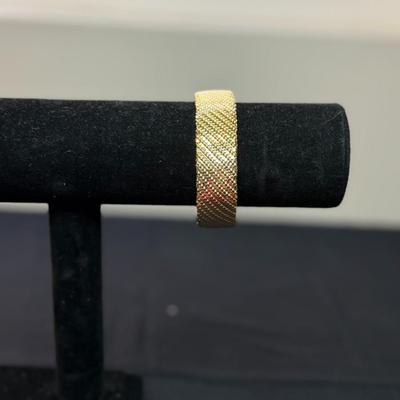 MODA AL MASSIMO 18K YELLOW GOLD OVER BRONZE FANCY BEAD