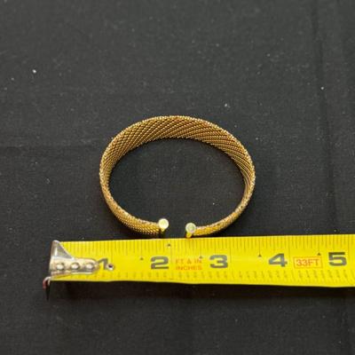 MODA AL MASSIMO 18K YELLOW GOLD OVER BRONZE FANCY BEAD