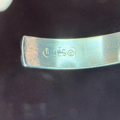 Vintage Carolyn Pollack Relios Southwestern Multi Gemstone Sterling Silver Cuff Bracelet