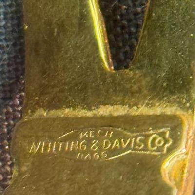 Whiting & Davis CO Bracelet Green and gold