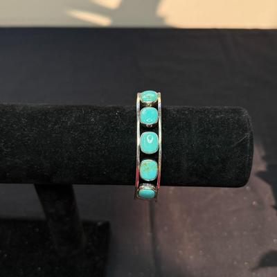 Kingman Turquoise Cuff Bracelet