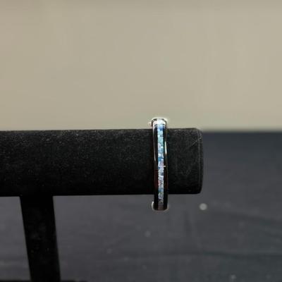 Black Ogate & Micro Opal