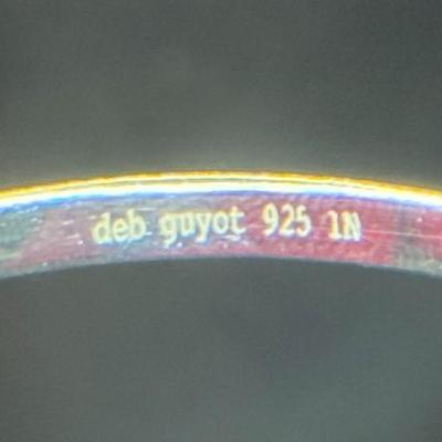 925 Silver Herkimer Diamond Bracelet, Designer Deb Guyo