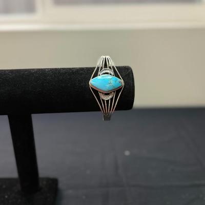 RB Turquoise Cuff Bracelet (925)