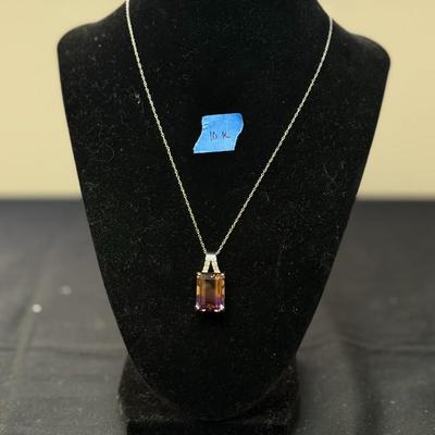 (VERY RARE) Buloria Ombre Amber Gemstone Necklace