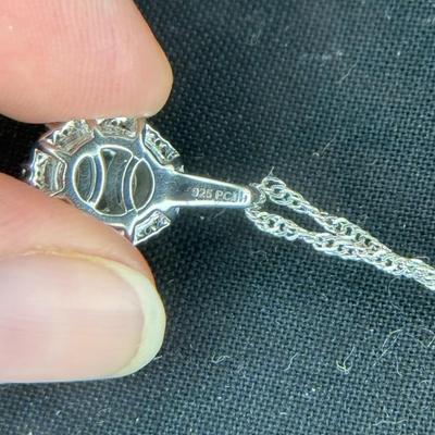 Ourora Moonstone Phodium Over sterling