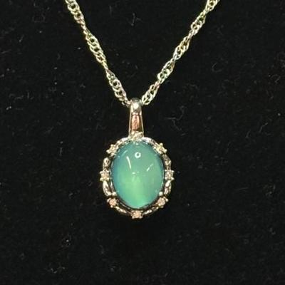 Ourora Moonstone Phodium Over sterling