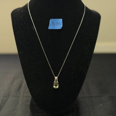 Prasiolite (2.55 CTW) Necklace